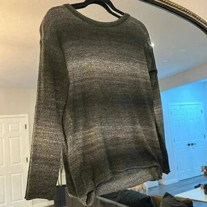 PRANA OPEN BACK OMBRE SWEATER